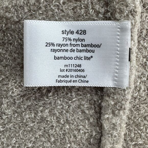 BAREFOOT DREAMS Bamboo chic Lite Open Front Long Cardigan Style 428 Sz L - Picture 4 of 6